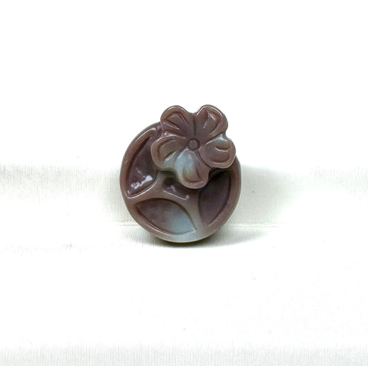 Chinese coin and flower (有钱花)
