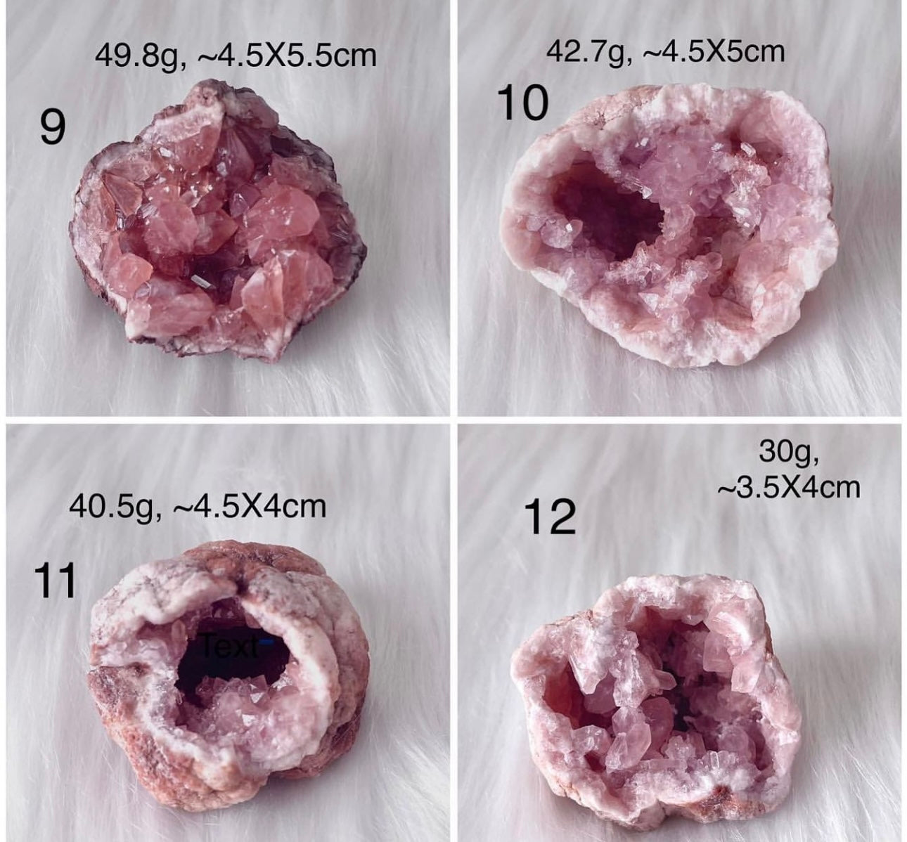 Pink Amethyst Geode Cluster(Brazil)