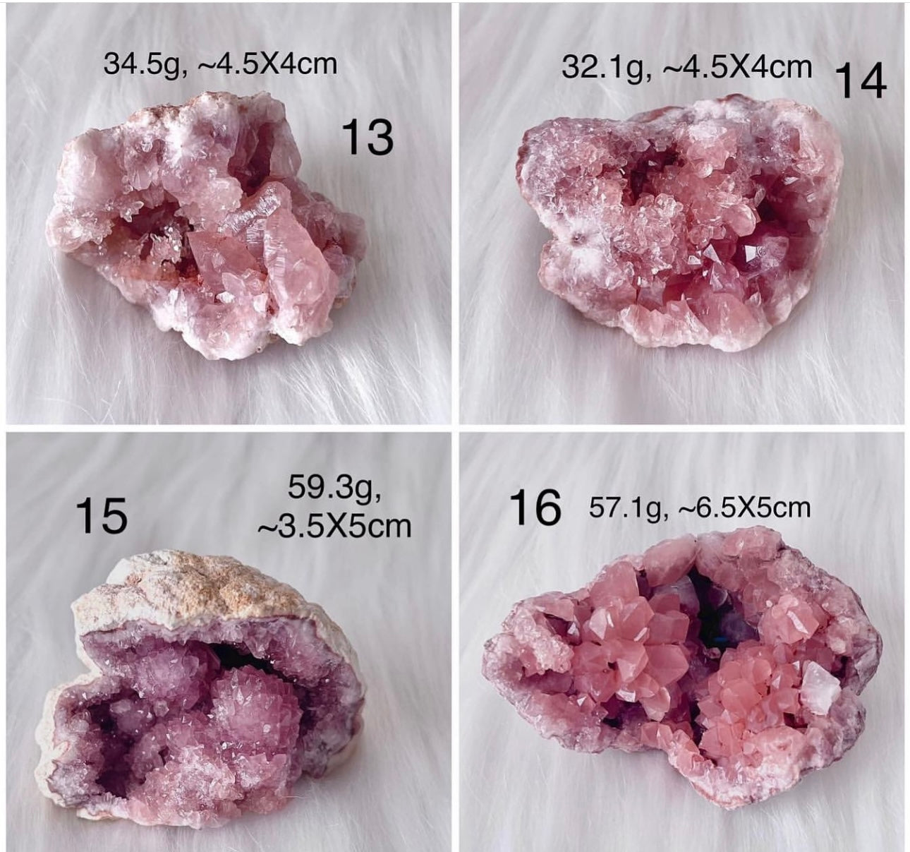 Pink Amethyst Geode Cluster(Brazil)