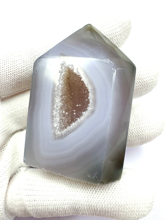 Purple Agate Crystal point