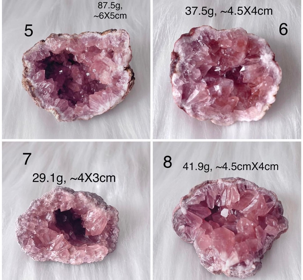 Pink Amethyst Geode Cluster(Brazil)