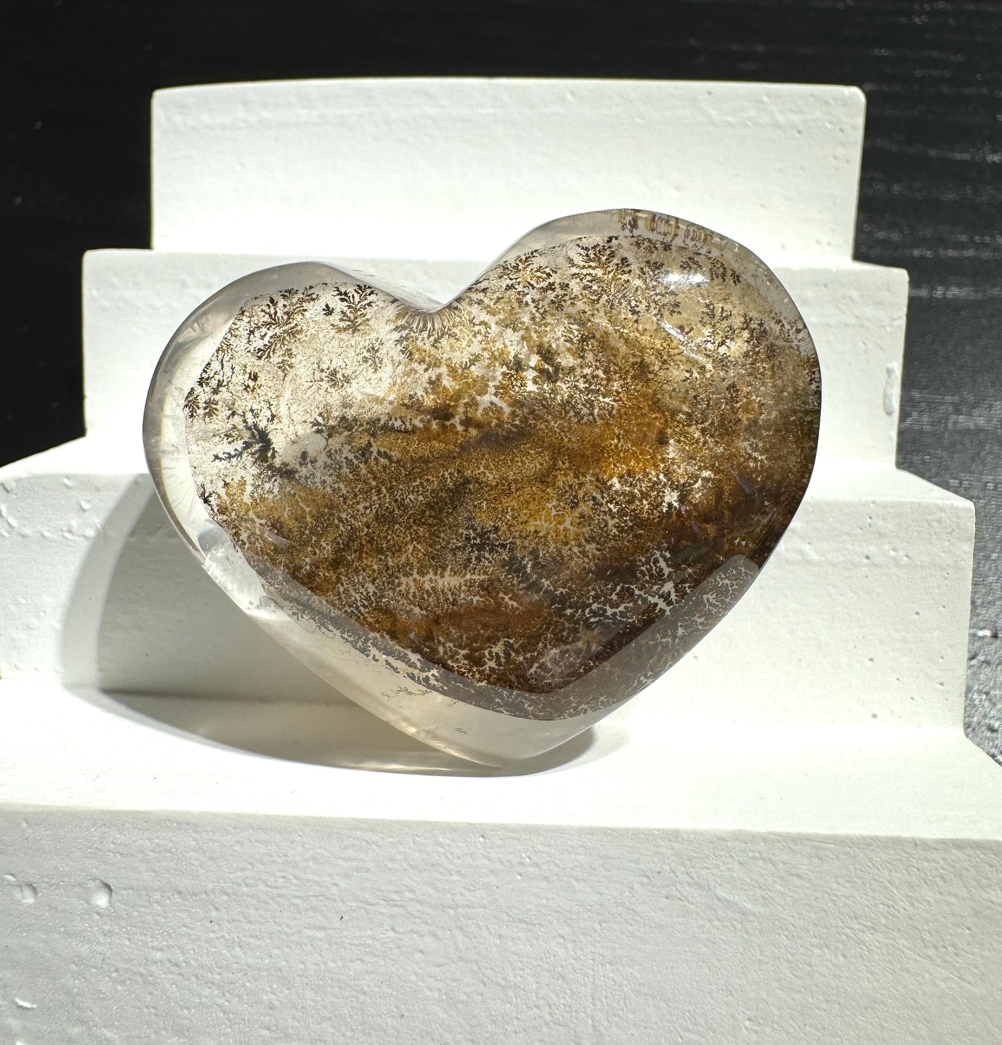 Dendritic Quartz Heart