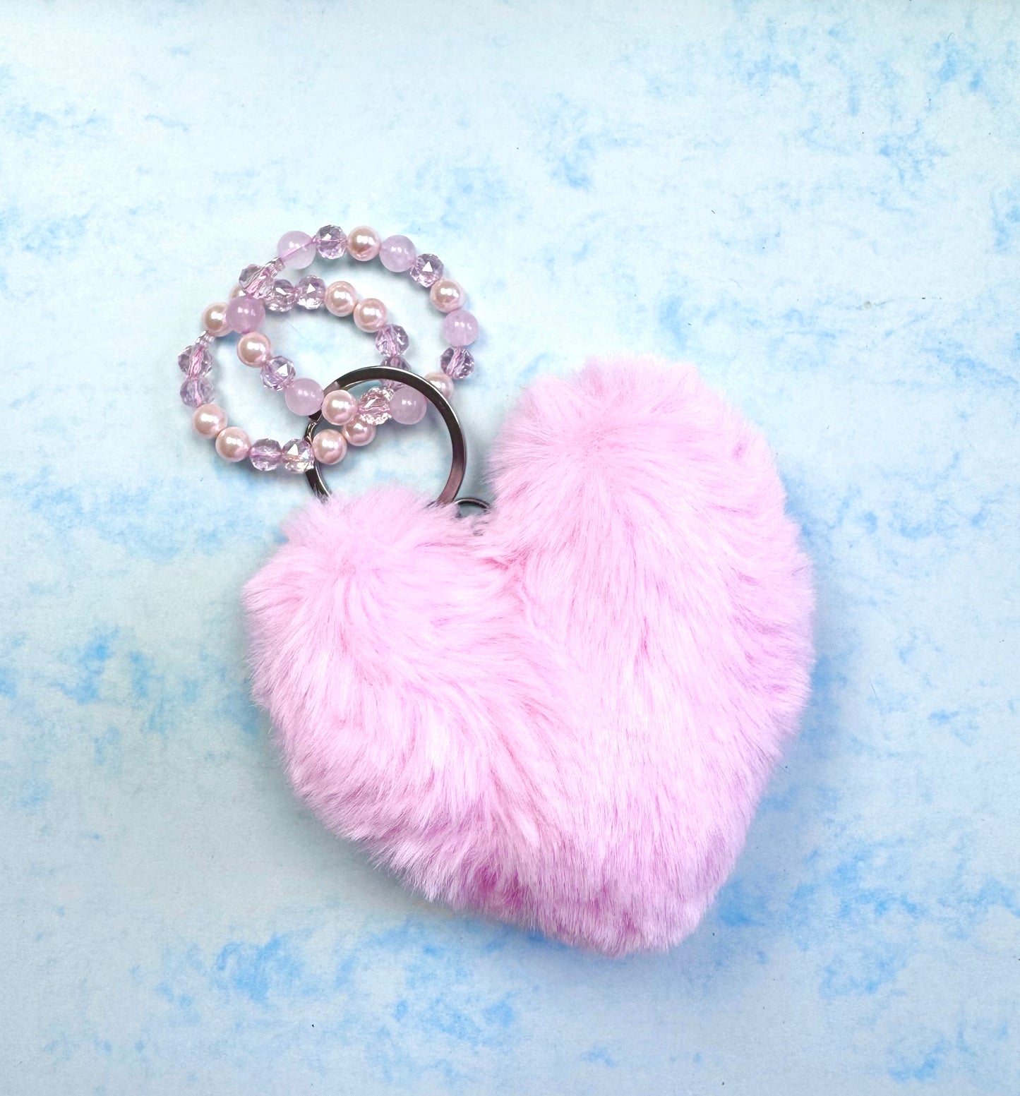 Ms Fluffy heart Love Charm