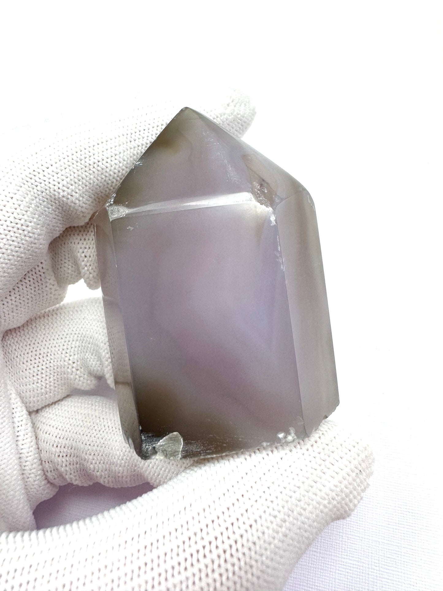 Purple Agate Crystal point