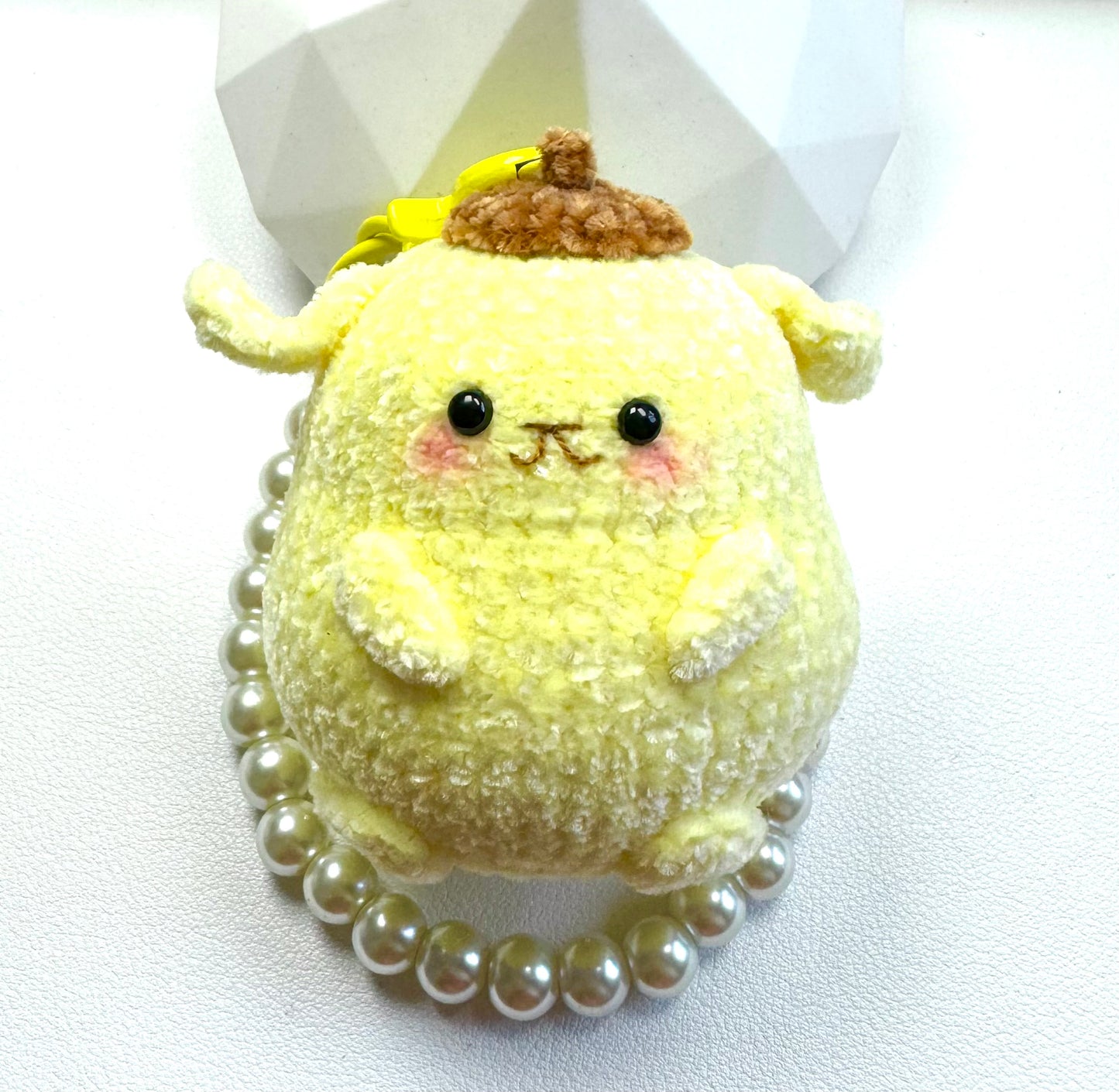 Crotchet PomPom Crystal Charm