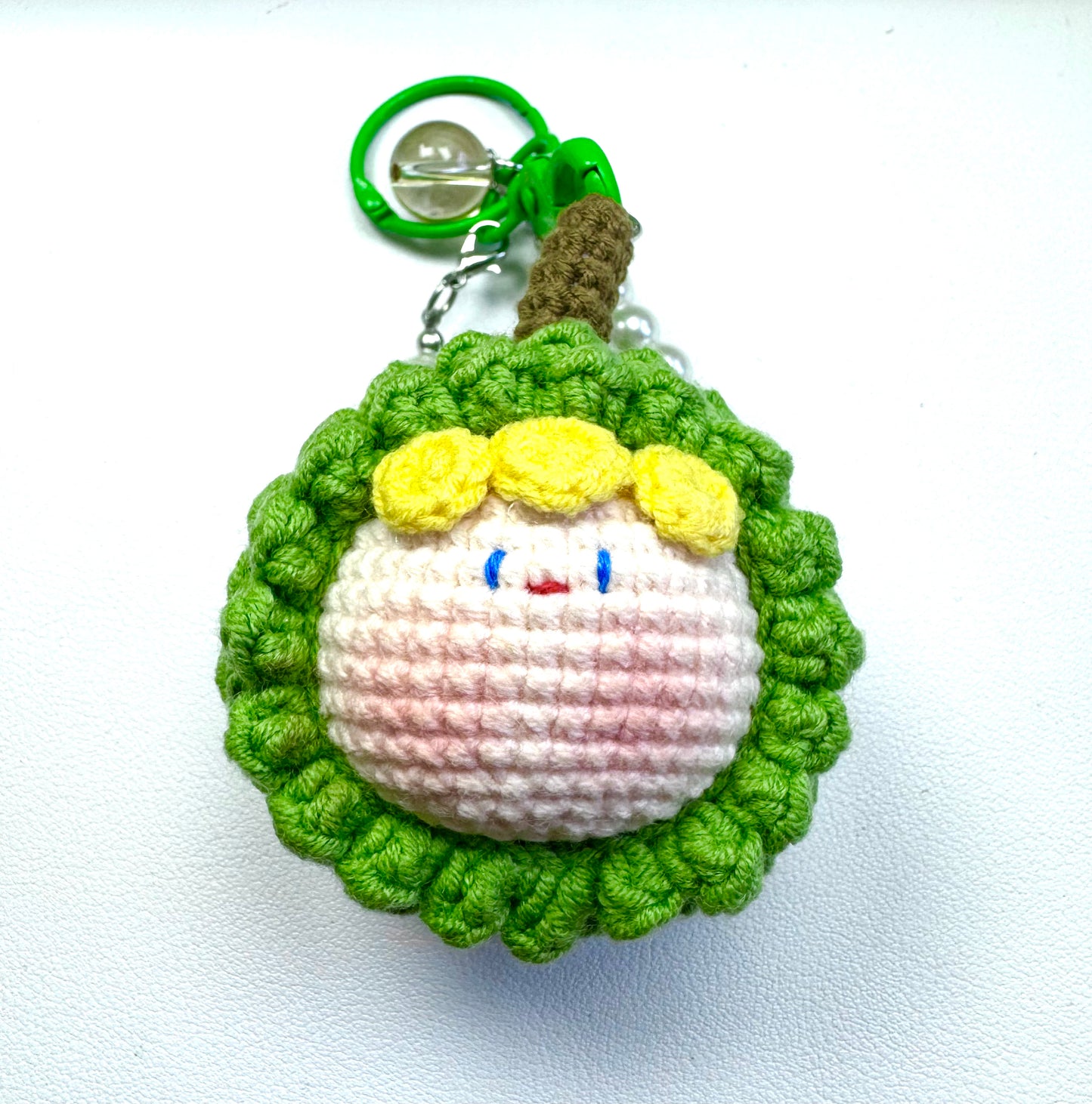 Crotchet Durian Crystal Charm