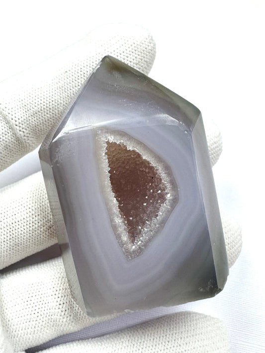 Purple Agate Crystal point