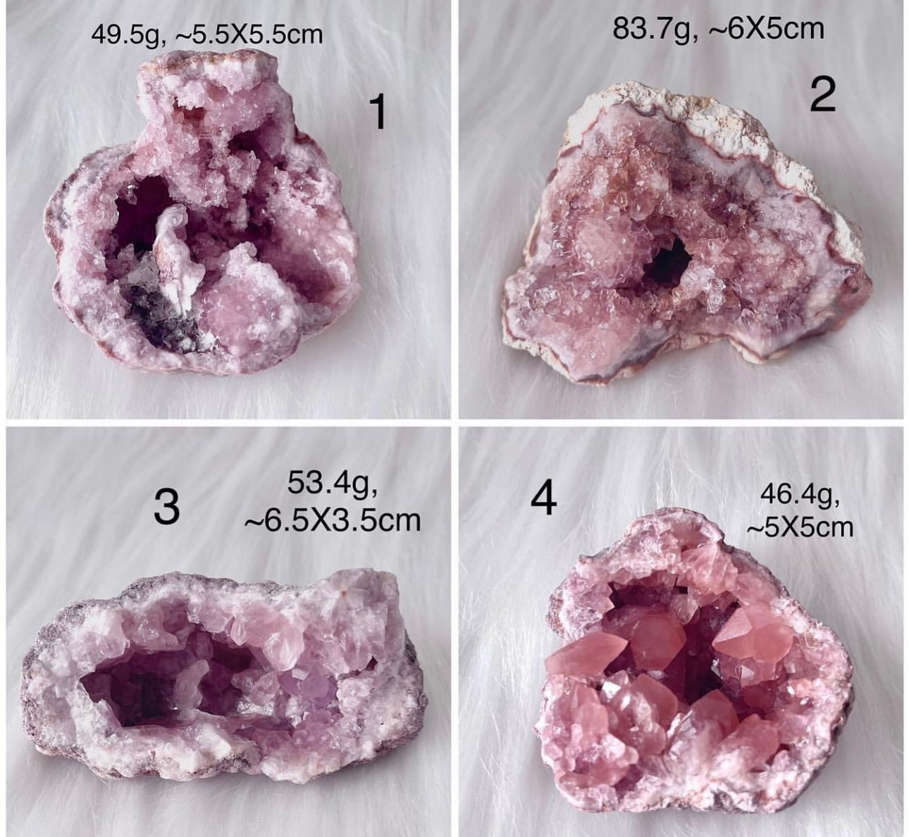 Pink Amethyst Geode Cluster(Brazil)