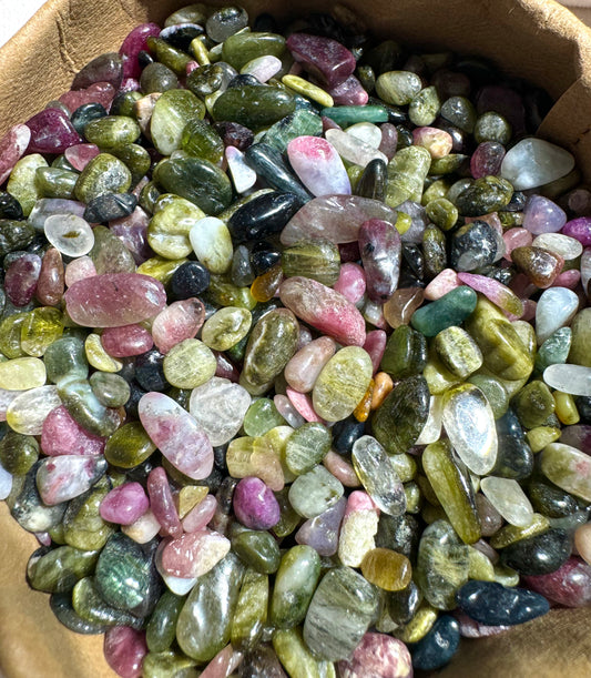 Premium Rainbow Tourmaline chips