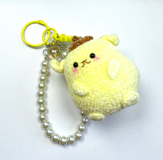 Crotchet PomPom Crystal Charm